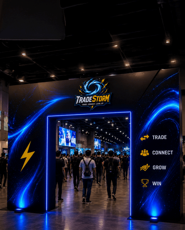 Trading card collectors gathering at TradeStorm Saudi Arabia