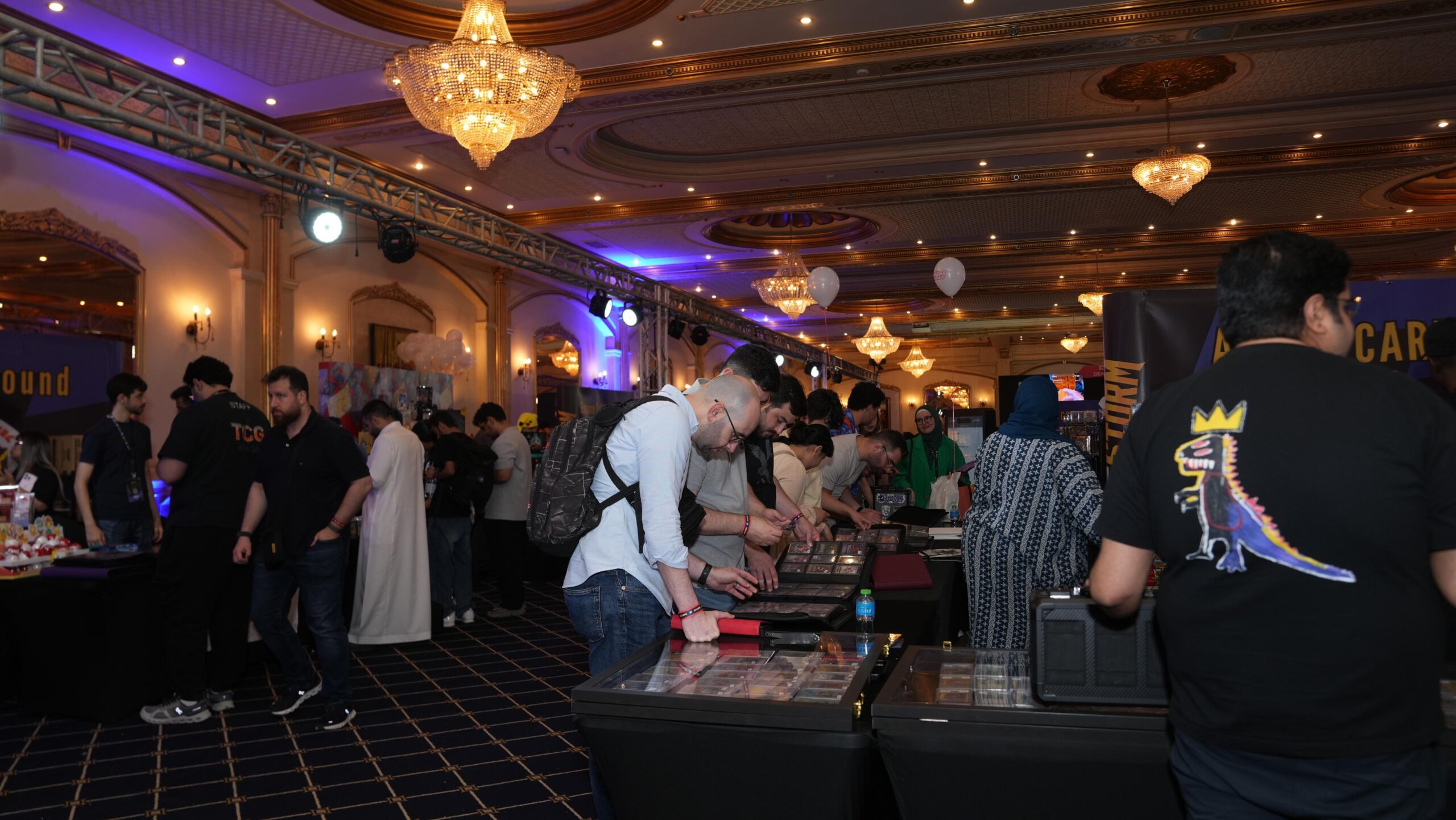 Trading card collectors gathering at TradeStorm Saudi Arabia